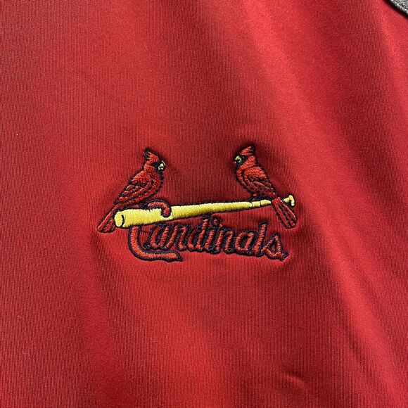 St Louis Cardinals Polo Shirt Cutter & Buck Men's Large Embroidered - Picture 8 of 9
